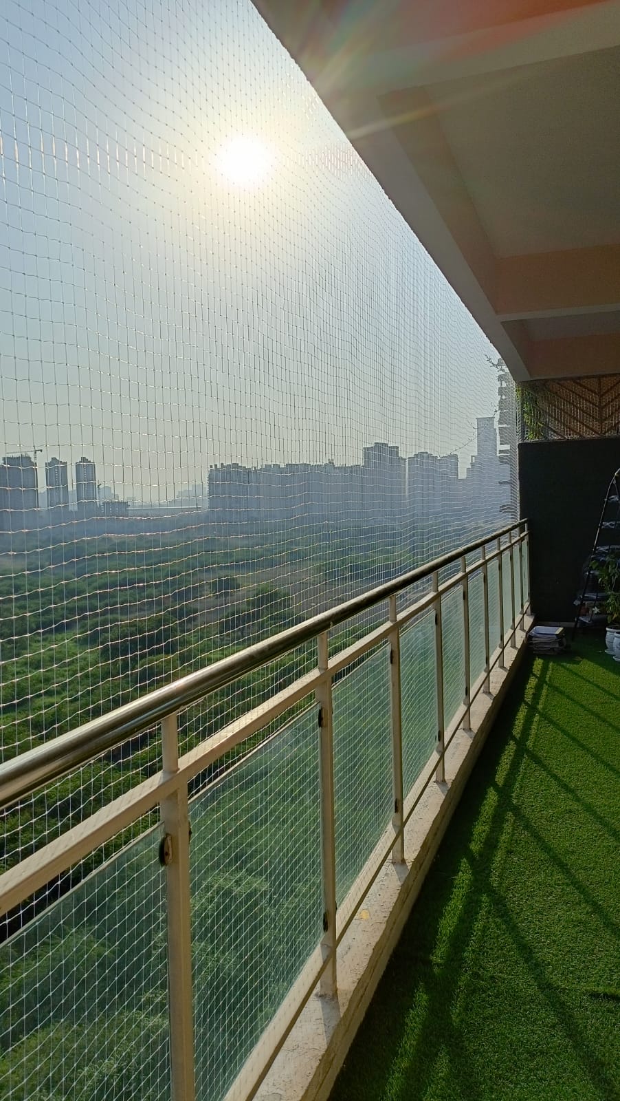 Railing gap protection net Delhi